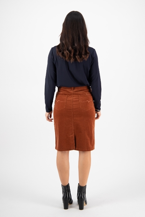 Brown suede skirt outlet queen size