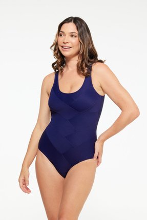 Textured patchwork swimsuit-swimwear-Gaby's