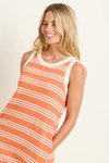 Ava stripe sleeveless dress