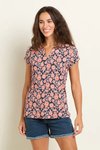 Boho floral tee shirt