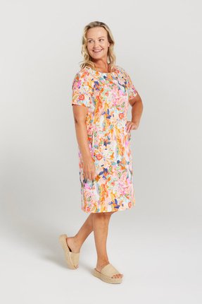 Summer rose print dress-dresses-Gaby's