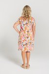 Summer rose print dress