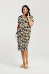 Bird of paradise bubble hem dress