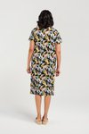 Bird of paradise bubble hem dress