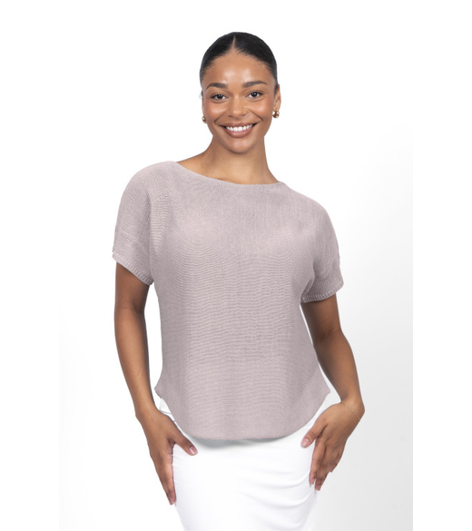 Horizontal dolman sleeve top