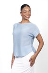 Horizontal dolman sleeve top