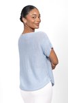 Horizontal dolman sleeve top