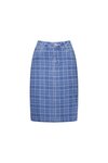 Printed skirt centre back vent