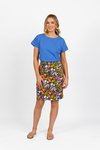 Printed skirt centre back vent