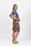 Printed skirt centre back vent