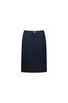 Poplin skirt with back vent