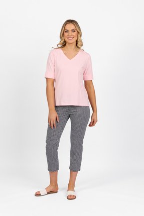 V neck top-tops-Gaby's