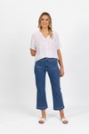 Straight leg ankle grazer jean