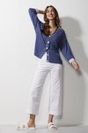 Chunky linen cardi