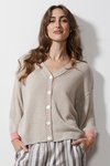 Chunky linen cardi