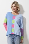 Intarsia squares  jumper