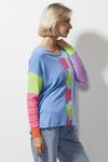 Intarsia squares  jumper