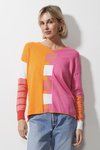 Intarsia squares  jumper