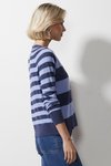 Multi stripe cardi