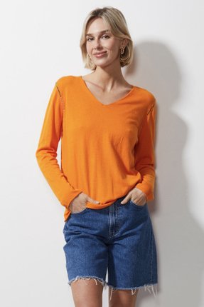 V stitch jumper-knitwear-Gaby's