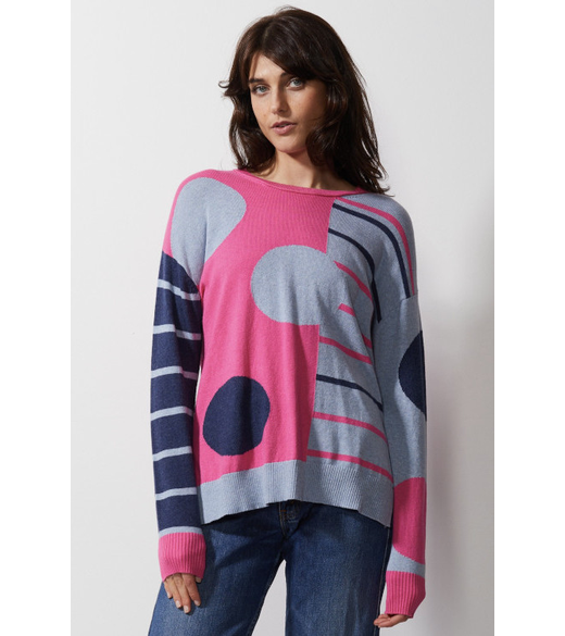 Spot on stripes jumper