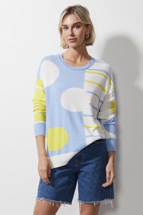 Spot on stripes jumper-knitwear-Gaby's