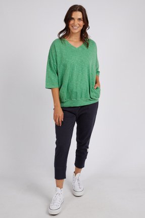 Mazie Vee neck -tops-Gaby's