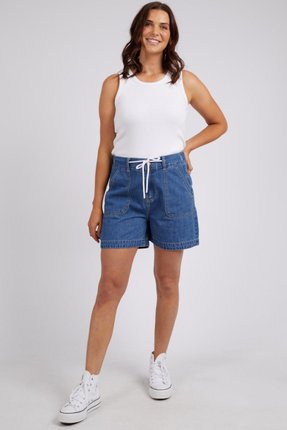 Mina denim short-shorts-Gaby's