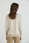 Shell stripe cardi