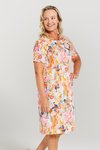 Summer rose print dress