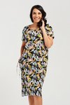 Bird of paradise bubble hem dress