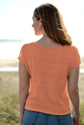 Mesh back top-knitwear-Gaby's