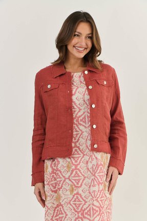 Linen jacket-jackets-and-vests-Gaby's