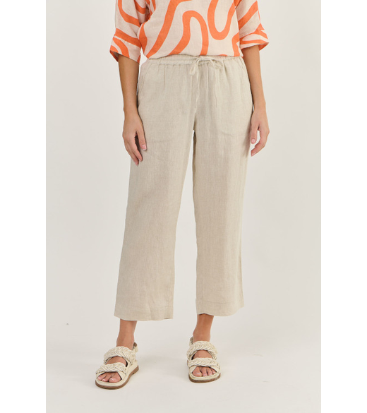 Relaxed linen pant