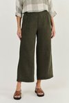 Wide leg linen pant