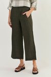 Wide leg linen pant