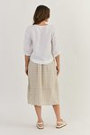 Button front linen top