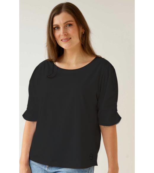 Gather sleeve top