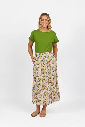 Pull-on long skirt-skirts-Gaby's