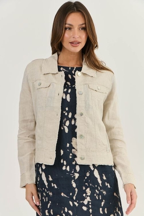 Linen jacket-jackets-and-vests-Gaby's