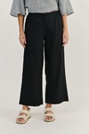 Wide leg linen pant