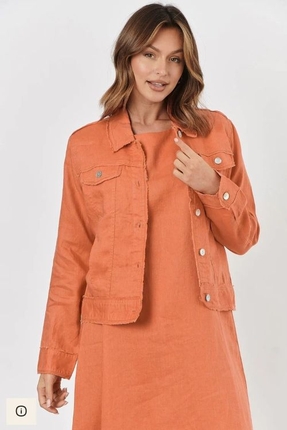 Linen jacket-jackets-and-vests-Gaby's