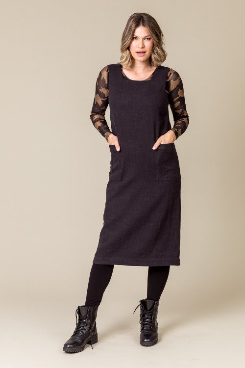 Roxie pinafore dress lined - Dresses 