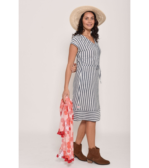 Brakeburn woven sale stripe dress