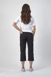 Poplin pull-on cargo pant