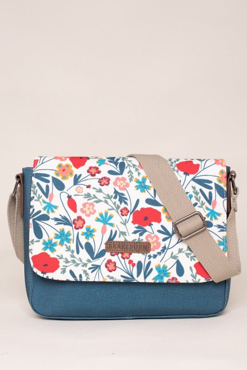 Botanical saddle bag Brakeburn is designed in the United Kingdom