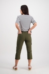 Poplin pull-on cargo pant