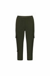 Poplin pull-on cargo pant