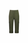 Poplin pull-on cargo pant